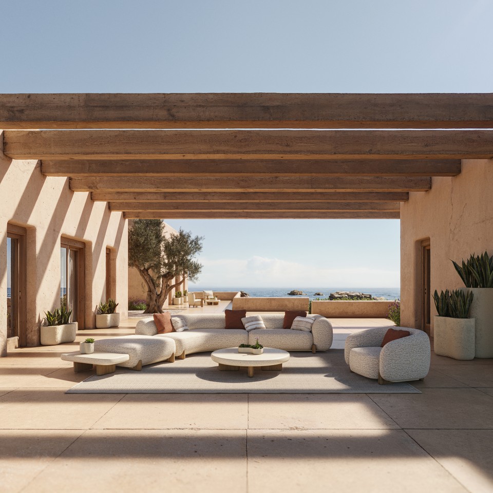 Luxury outdoor sofa Vondom Madeira